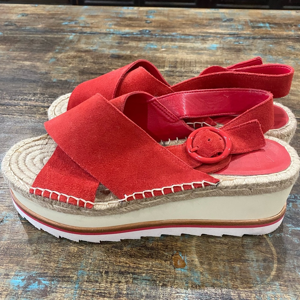 Red sandals